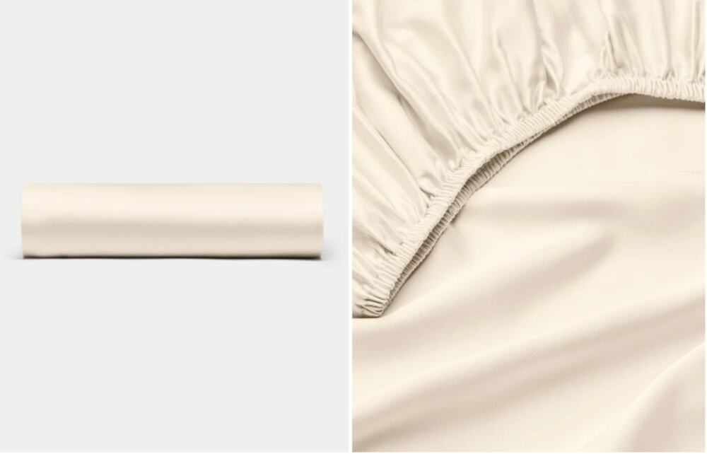 Cozy Earth - King Fitted Sheet - Bamboo - Crème